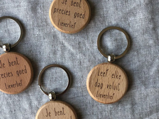 Lieverlief Sleutelhanger 'Je bent precies goed'